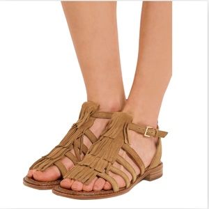 Sam Edelman Estelle Suede Fringe Sandals